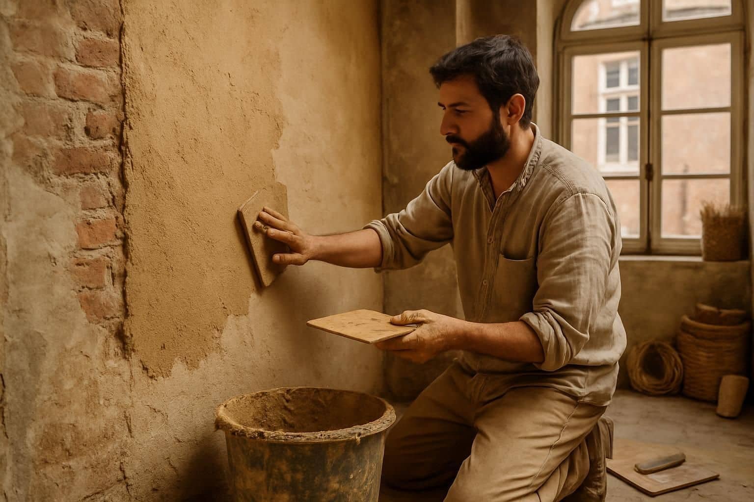 Découvrez nos artisans experts en enduit d'argile à Lille, spécialisés en rénovation naturelle pour des intérieurs sains et écologiques.