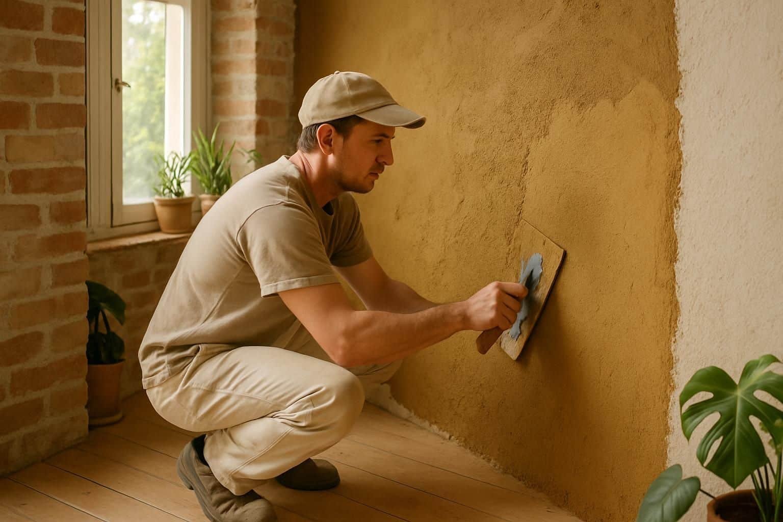 Artisan spécialisé en enduit à l'argile à Bordeaux, pour une rénovation écologique et naturelle de vos murs, alliant savoir-faire traditionnel et respect de l'environnement.