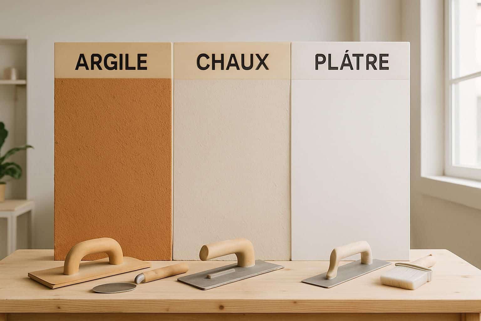 Découvrez notre comparatif détaillé des enduits naturels : argile, chaux et plâtre. Analyse des avantages, utilisations et conseils pour choisir le meilleur revêtement écologique pour vos murs.