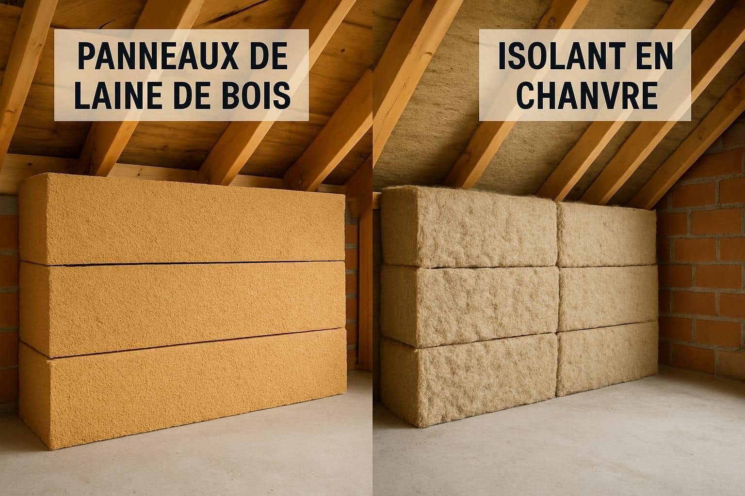 Découvrez les avantages de la laine de bois et du chanvre pour choisir l'isolant écologique le mieux adapté à vos besoins en rénovation ou construction durable.