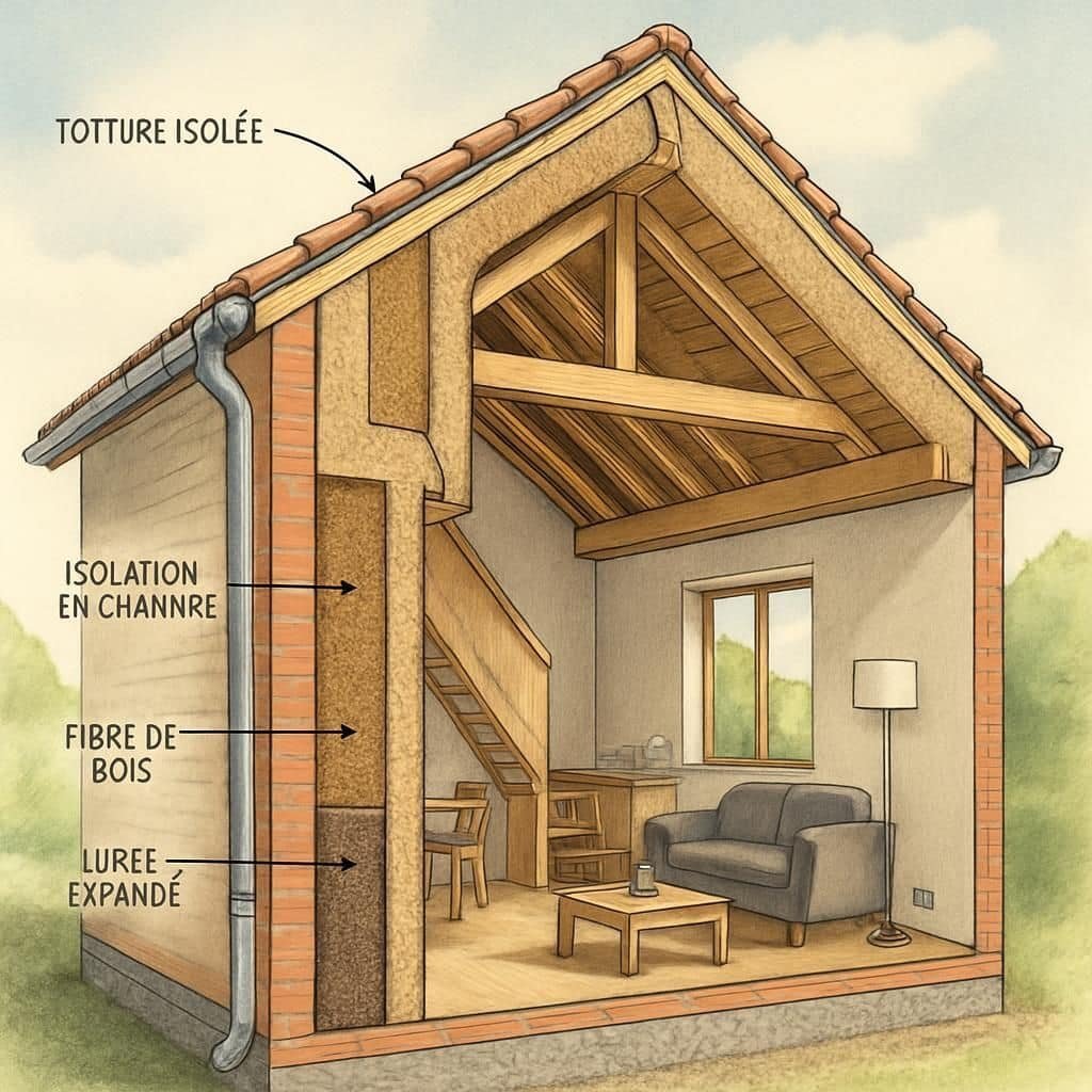 Découvrez les meilleurs isolants naturels pour une maison saine et écologique, alliant performance thermique et respect de l'environnement pour un habitat durable.