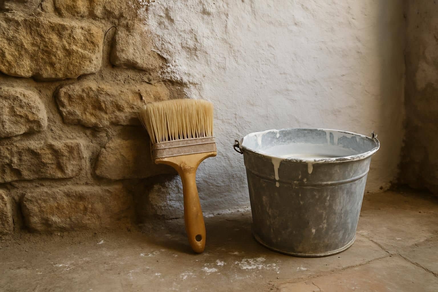 Découvrez notre guide complet sur le badigeon à la chaux blanc, une technique écologique et traditionnelle pour embellir et protéger vos murs avec naturel.