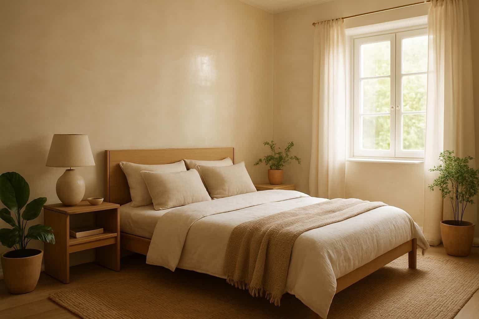Découvrez le Tadelakt pour votre chambre : une finition naturelle et élégante qui apporte chaleur et authenticité à votre décoration intérieure.