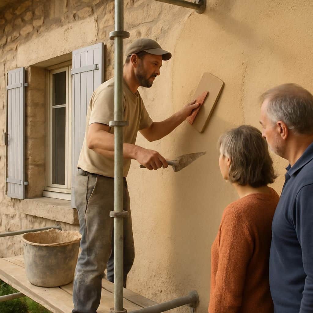 Découvrez la recette naturelle de l'enduit chaux sable pour protéger et embellir vos murs avec un matériau écologique et durable.