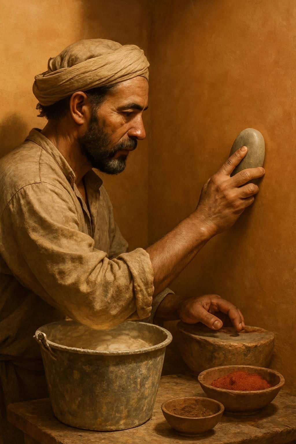 Découvrez l'histoire riche du Tadelakt marocain et apprenez les techniques traditionnelles de ce revêtement mural naturel, authentique et esthétique.