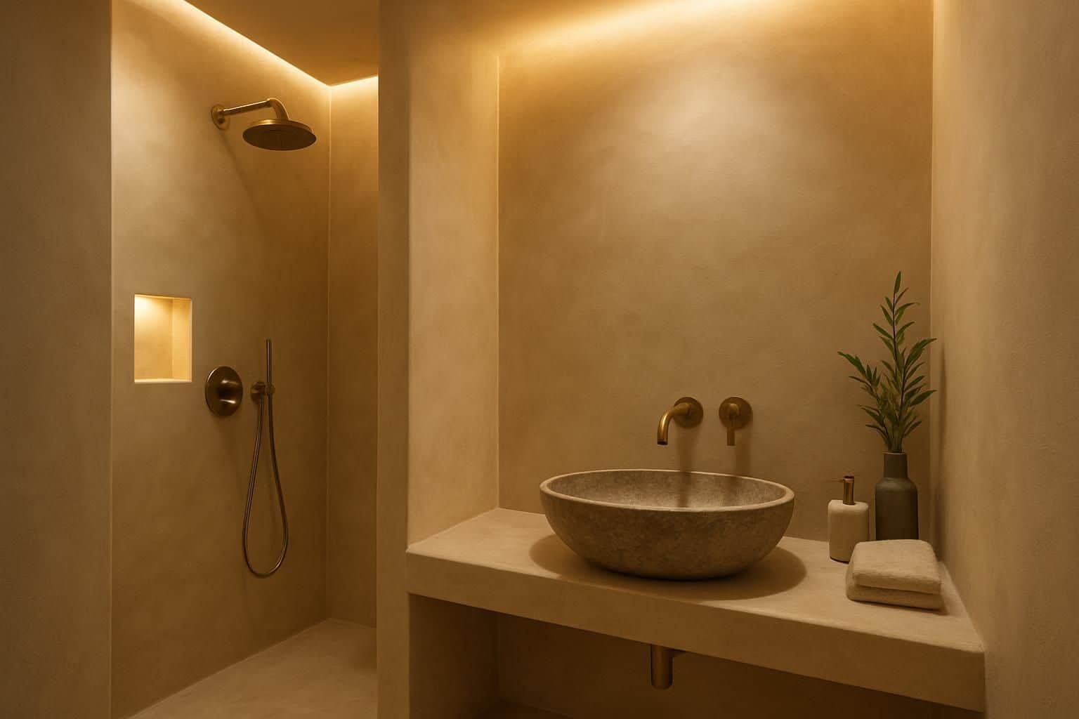 Découvrez notre guide complet sur le Tadelakt pour salle de bain et apprenez à réaliser une finition parfaite, élégante et durable pour votre espace.